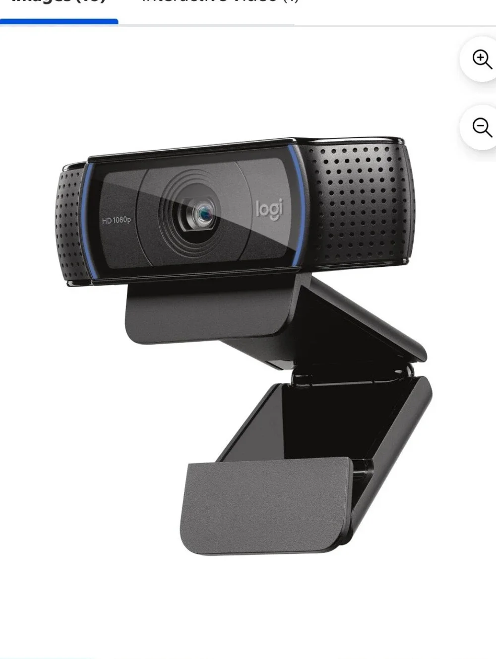 Logitech HD Webcam with Privacy Shutter - Black